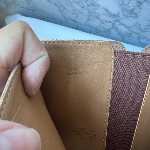 Enzo Angiolini Easporty Cognac Leather Riding Boots US 6.5 - Picture 4 of 11